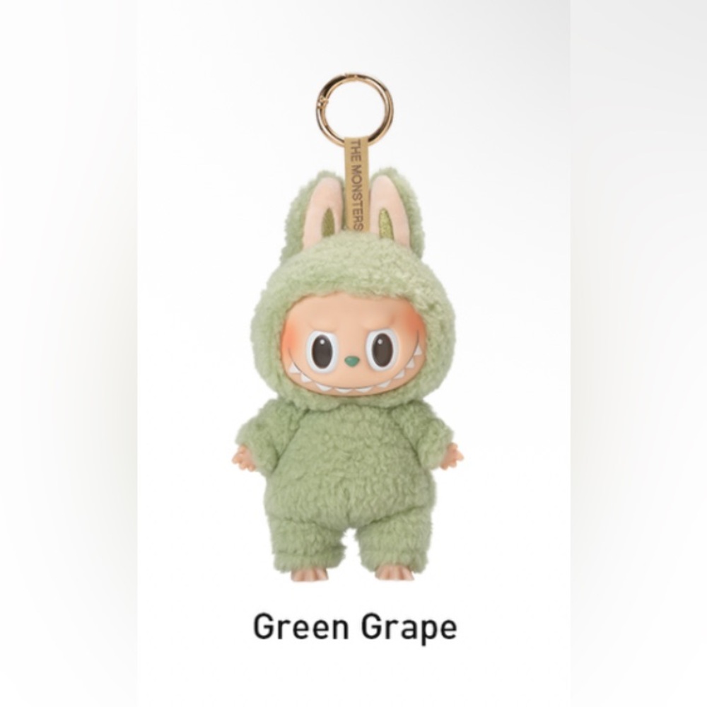 Authentic Pop Mart Labubu — “Exciting Macaron” Series (Green Grape) 💚